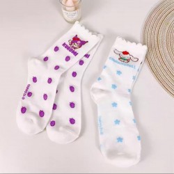 White Kur0mi Socks
