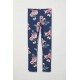 H&M Navy Rose Leggings