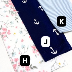 H&M Light Blue Stripes Leggings