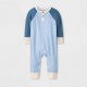 Cat n Jack Light Blue Rompers