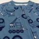 OldNavy Blue Heavy Equipment Sleepsuits