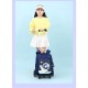 Navy Astronaut 3-Wheels Trolley Backpack