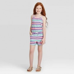 Cat n Jack Pink Purple Stripes Jumpsuits