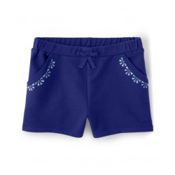 Gymb0ree Blue Embroidery Shorts