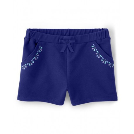 Gymb0ree Blue Embroidery Shorts