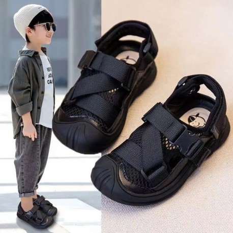 Black Korean Strap Shoes
