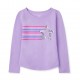 Place Purple Stars Sequins LS T-Shirt