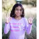 Place Purple Stars Sequins LS T-Shirt