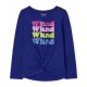 Place Blue Weekend Sequins LS T-Shirt