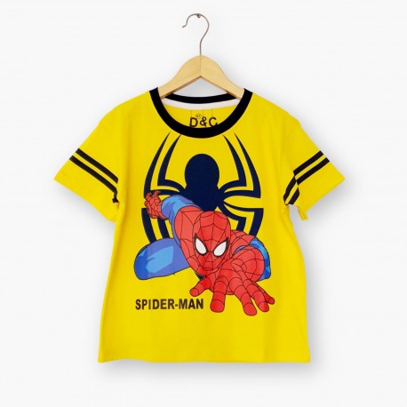 Yellow Spiderman Tee