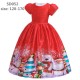 Red Snowflakes Cute Santa Dress