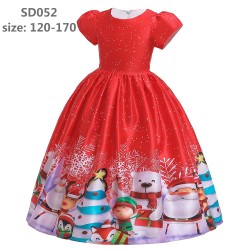Red Snowflakes Cute Santa Dress