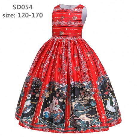 Red Classic Christmas Dress