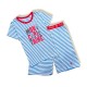ELL3 Blue Stripe Set Short Pants