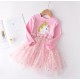 Pink Unicorn LS Tutu Dress