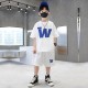 White W Korean Top Set Pants