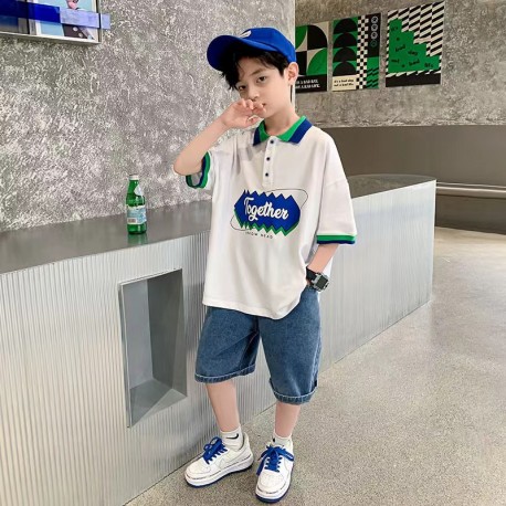 Off White Together Shirt Set Denim Pants