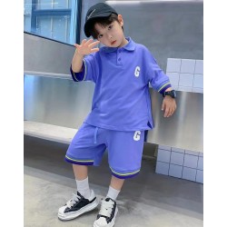 Blue G List Shirt Set Pants