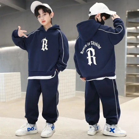 Navy R List Sweater Set Pants