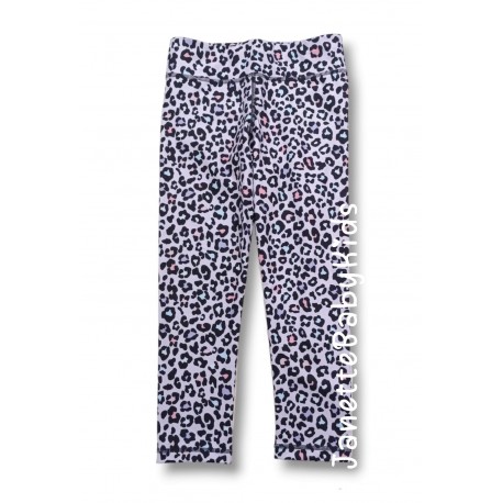 Anko Light Purple Leopard 3/4 Sport Leggings