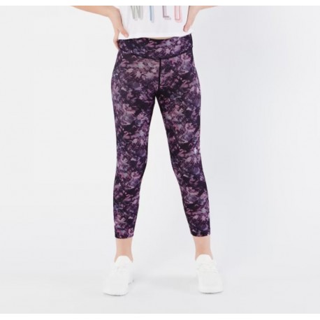 Anko Black Purple Tie Dye 3/4 Sport Leggings