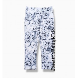 Anko White Black Pattern 3/4 Sport Leggings