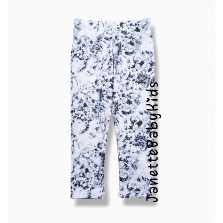 Anko White Black Pattern 3/4 Sport Leggings