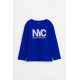 HM Blue NYC LS T-Shirt