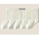 White Embossed Socks