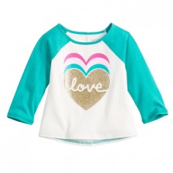Jump1ng Beans White Tosca Love LS Top