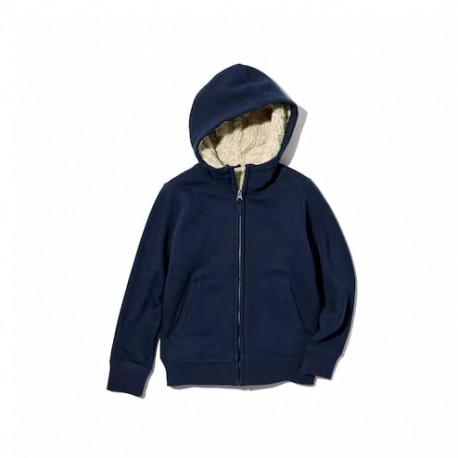 UNQ Navy Fur Jacket
