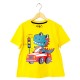 Yellow Traffic Dinosaur Tee
