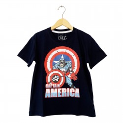 Black Captain America Tee