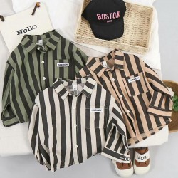 Basic Stripe Long Sleeve Shirt