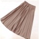 Light Brown Pleated Skirt