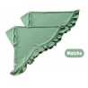 Matcha Colorful Ruffle Hijab