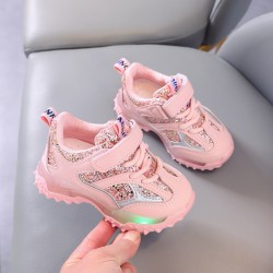 Pink Glittery Dream Lamp Shoes