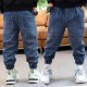 Blue Basic Jogger Jeans