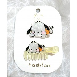 2pcs Pocach0 Pearl Hairclips