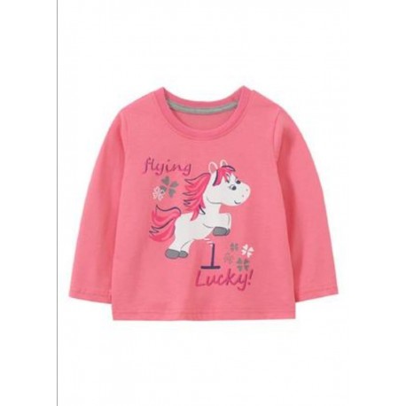 Flying Unicorn Girl Long Sleeve T-Shirt