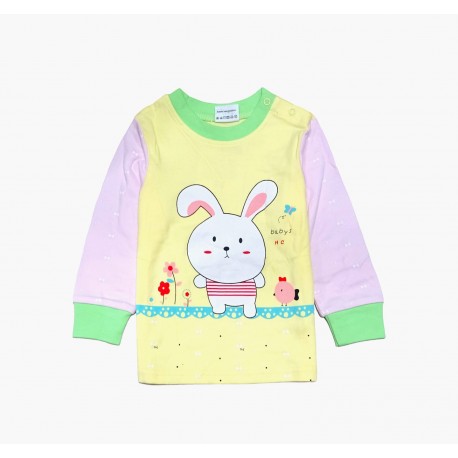 Yellow Bunny Girl Long Sleeve T-Shirt