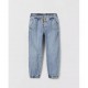 Zr Blue Denim Jogger Pants