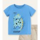 Blue Dino Boy Short Sleeve T-Shirt