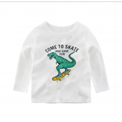 Dino Skate Long Sleeve T-Shirt