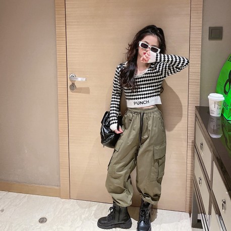 Punch Top Set Army Cargo Pants