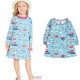 Blue Boat LS Dress