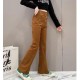 Brown Button Pants