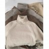 Grey Turtle Neck Soft Sweaters