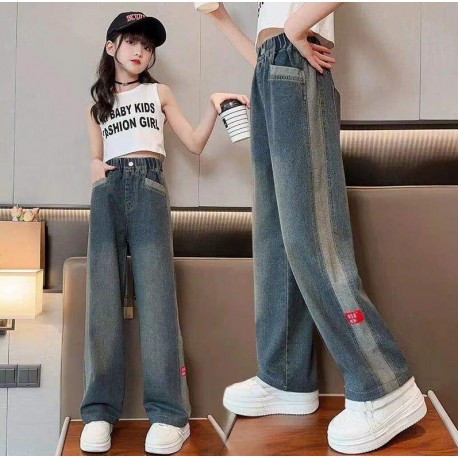 Two Tone Pocket Jeans
