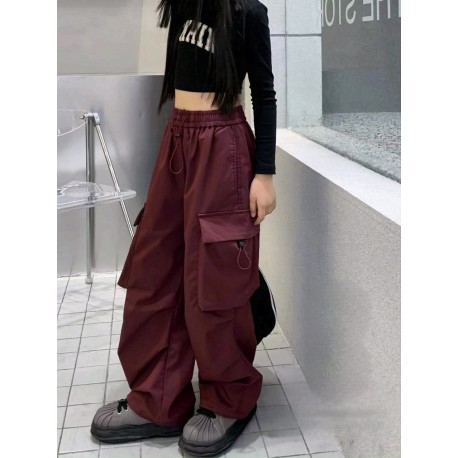 Maroon Premium Cargo Pants